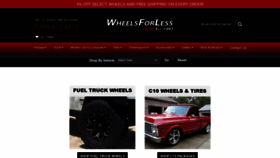 What Wheelsforless.com website looked like in 2022 (1 year ago)