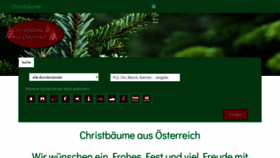 What Weihnachtsbaum.at website looked like in 2022 (1 year ago)