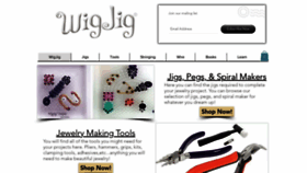 What Wigjig.com website looked like in 2022 (1 year ago)