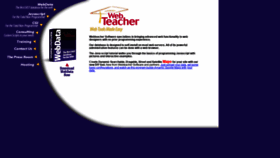 What Webteacher.com website looked like in 2022 (1 year ago)