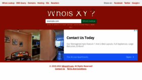 What Whoisxy.com website looked like in 2022 (4 years ago)