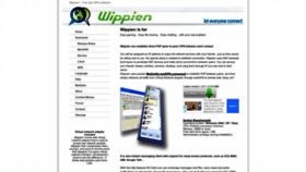 What Wippien.com website looked like in 2022 (1 year ago)