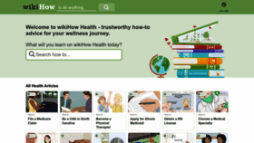 What Wikihow.health website looked like in 2022 (1 year ago)