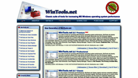 What Wintools.net website looked like in 2022 (1 year ago)