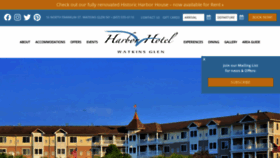 What Watkinsglenharborhotel.com website looked like in 2022 (1 year ago)