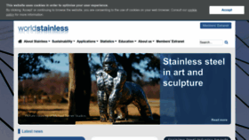 What Worldstainless.org website looked like in 2022 (1 year ago)