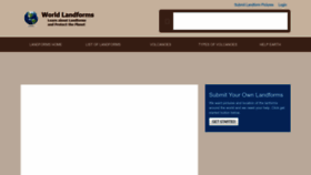 What Worldlandforms.com website looked like in 2022 (1 year ago)