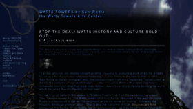 What Wattstowers.us website looked like in 2022 (1 year ago)
