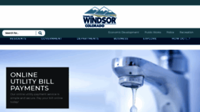 What Windsorgov.com website looked like in 2022 (1 year ago)
