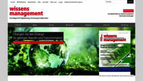 What Wissensmanagement.net website looked like in 2022 (1 year ago)