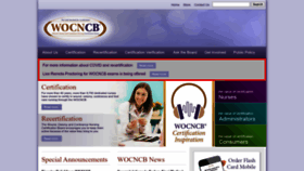 What Wocncb.org website looked like in 2022 (1 year ago)