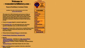 What Womeninworldhistory.com website looked like in 2022 (1 year ago)