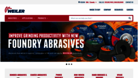 What Weilerabrasives.com website looked like in 2022 (1 year ago)