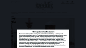 What Weddix.de website looked like in 2022 (1 year ago)
