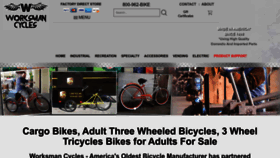 What Worksmancycles.com website looked like in 2022 (1 year ago)
