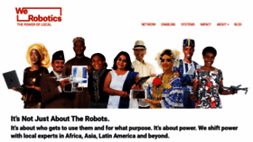 What Werobotics.org website looked like in 2022 (1 year ago)
