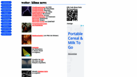What Wetterklima.de website looked like in 2022 (3 years ago)