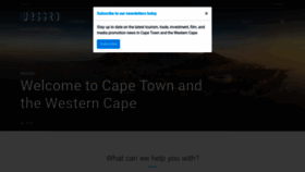 What Wesgro.co.za website looked like in 2022 (1 year ago)