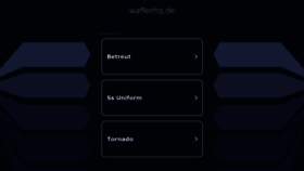What Waffenhq.de website looked like in 2022 (1 year ago)