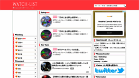 What Watch-list.jp website looked like in 2022 (1 year ago)
