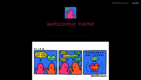 What Webcomicname.com website looked like in 2022 (1 year ago)