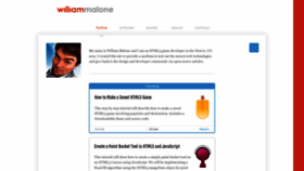 What Williammalone.com website looked like in 2022 (1 year ago)