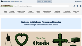 What Wholesaleflowersandsupplies.com website looked like in 2022 (1 year ago)