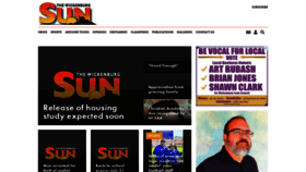 What Wickenburgsun.com website looked like in 2022 (1 year ago)