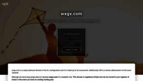 What Wxgv.com website looked like in 2022 (1 year ago)