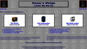 What Whotopia.co.uk website looked like in 2022 (1 year ago)