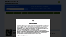 What Wordfeut.nl website looked like in 2022 (2 years ago)