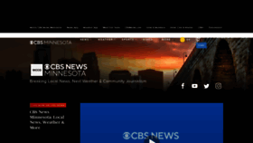 What Wcco.com website looked like in 2022 (1 year ago)