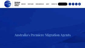 What Worldwidemigrationpartners.com website looked like in 2022 (1 year ago)