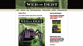 What Webofdebt.com website looked like in 2022 (1 year ago)