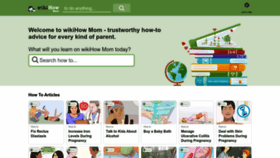 What Wikihow.mom website looked like in 2022 (1 year ago)