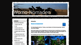 What Womo-nomaden.com website looked like in 2022 (1 year ago)