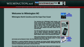 What Wilmington.net website looked like in 2022 (1 year ago)