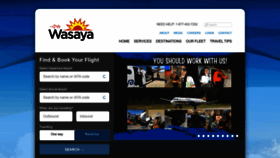 What Wasaya.com website looked like in 2022 (1 year ago)