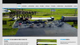What Westcoastrcflyers.org website looked like in 2022 (1 year ago)