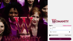 What Womanity.social website looked like in 2022 (1 year ago)