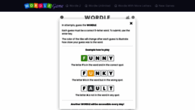 What Wordlegameorg.com website looked like in 2022 (1 year ago)