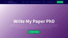 What Writemypaperphd.com website looked like in 2022 (1 year ago)