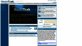 What Wastetrak.com website looked like in 2022 (1 year ago)