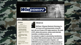 What Winjpower.com.tw website looked like in 2022 (1 year ago)