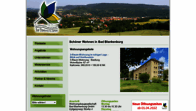 What Wohnen-bad-blankenburg.de website looked like in 2022 (1 year ago)