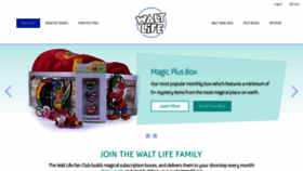 What Waltlife.com website looked like in 2022 (1 year ago)