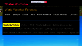 What Whatweather.today website looked like in 2022 (1 year ago)