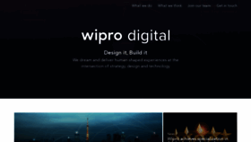What Wiprodigital.com website looked like in 2022 (1 year ago)