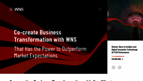 What Wns.com website looked like in 2022 (1 year ago)