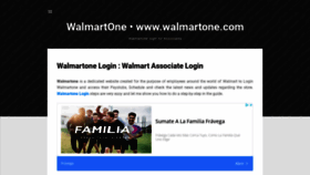 What Walmartonelogins.org website looked like in 2022 (1 year ago)